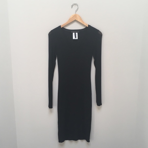 BCBGMaxAzria Dresses & Skirts - BCBGMaxAzria black dress with sleeve